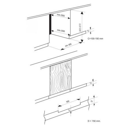 MPM Fridge-freezer MPM-100-CJI-19