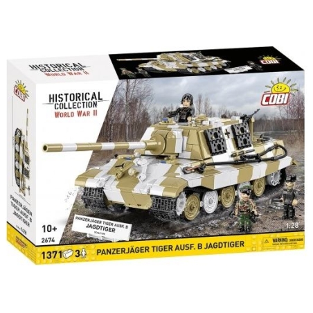 Cobi Klocki Panzerjager Tiger ausf.B 1371 blocks