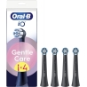 Oral-B | Replaceable toothbrush heads | iO GentleCare | Heads | For adults | Number of brush heads included 4 | Black