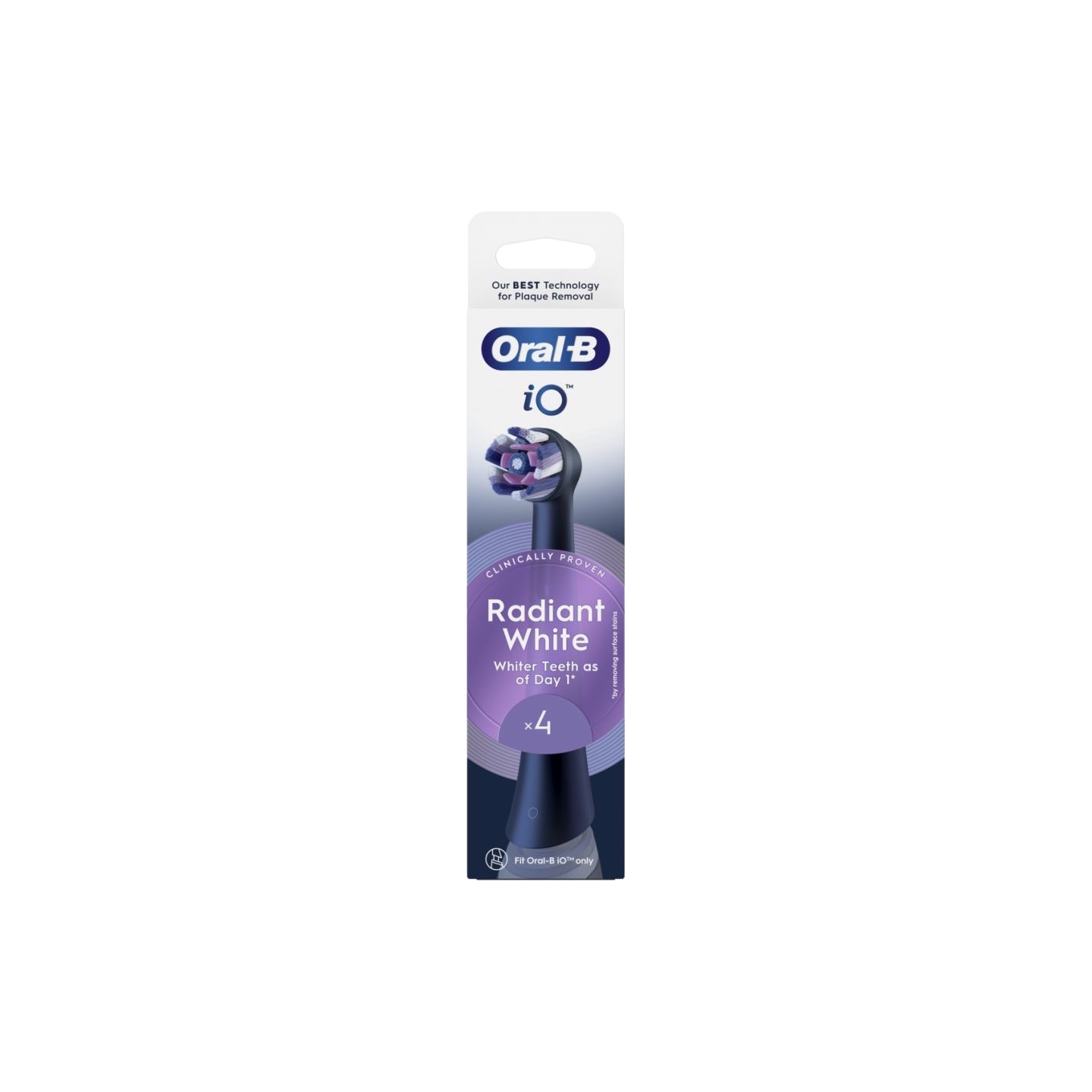 Oral-B | Replaceable toothbrush heads | iO Whitening | Heads | For adults | Number of brush heads included 4