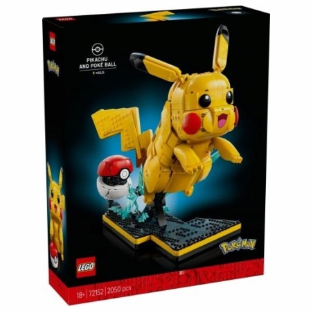 Lego Blocks Pokemon 72152 Pikachu and Poké Ball