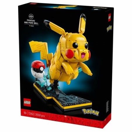 Lego Blocks Pokemon 72152 Pikachu and Poké Ball