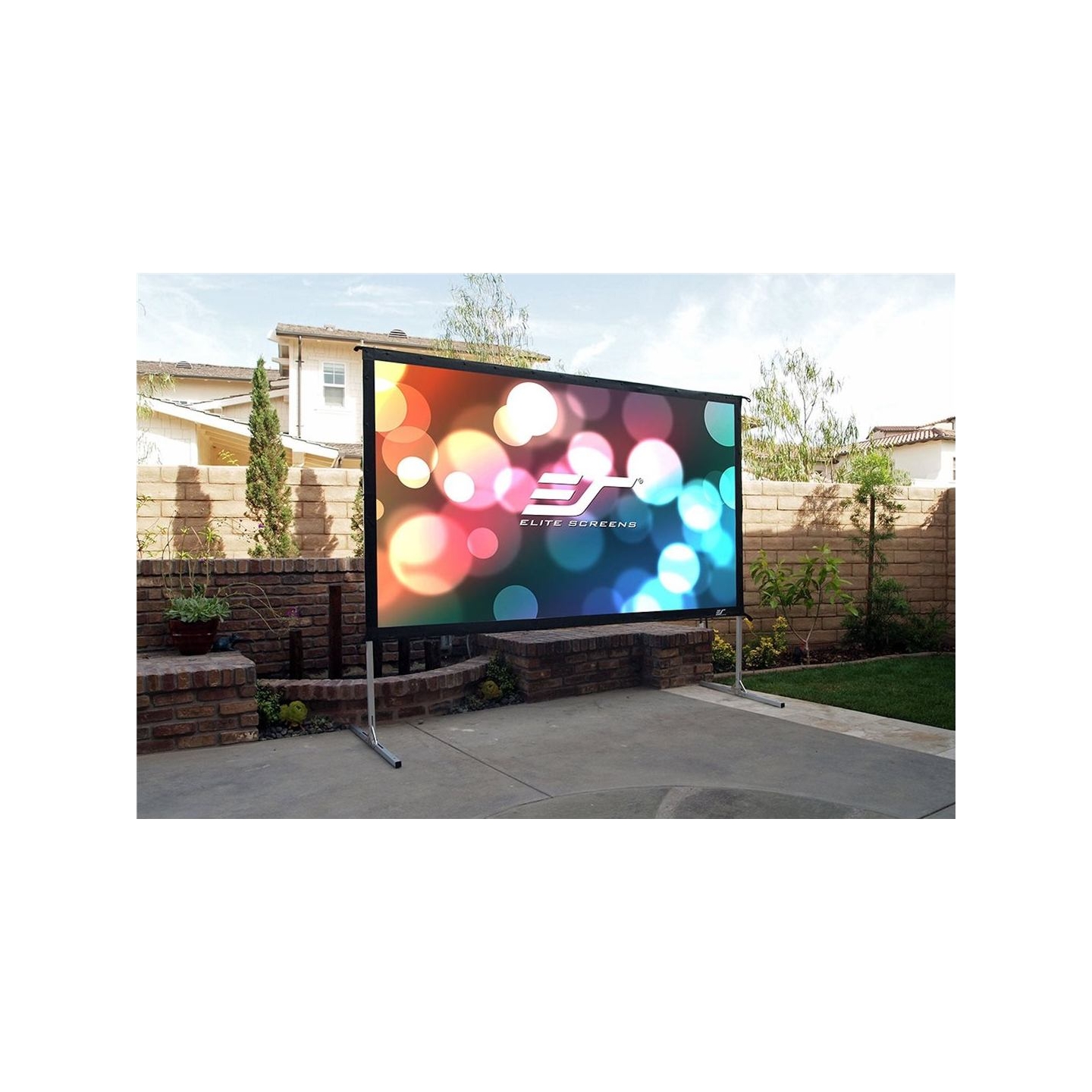 Elite Screens | Yard Master 2 Mobile Outdoor screen CineWhite | OMS120H2 | Diagonal 120 " | 16:9 | Viewable screen width (W) 266