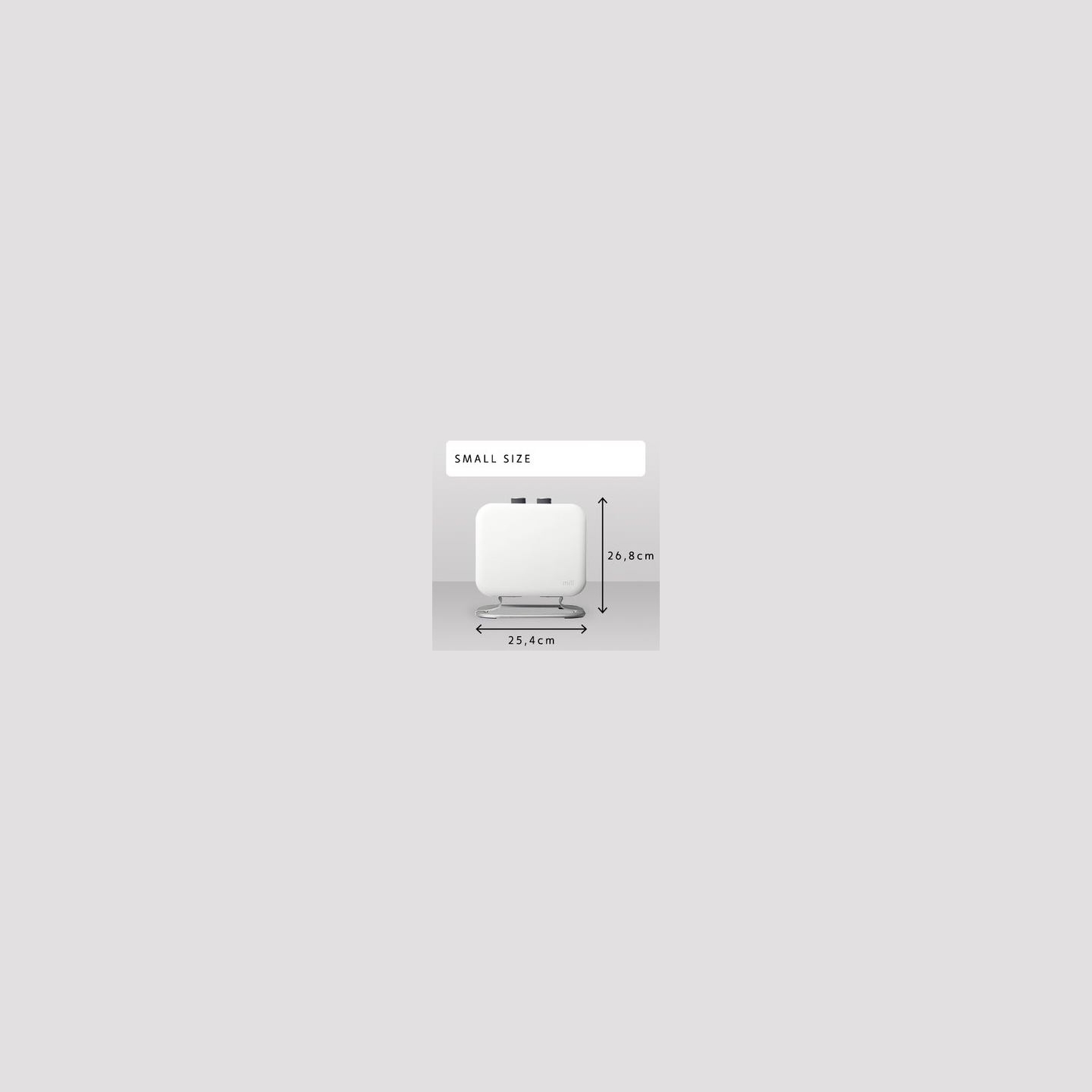 Mill | Heater | CUS1800MECWA | Fan heater | 1800 W | Number of power levels 2 | Suitable for rooms up to 10-30 m² | White