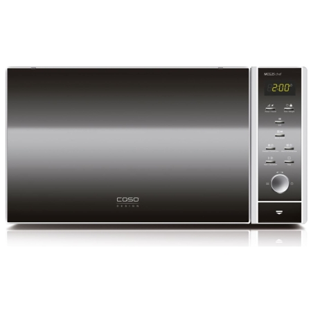 Caso | Microwave Oven with Grill and Convection | MCG 25 Chef | Free standing | 900 W | Convection | 25 L | Grill | Stainless st