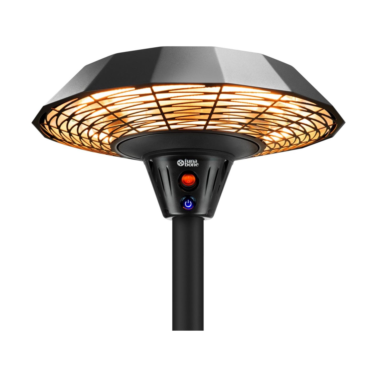 Tunabone | Electric Standing Infrared Patio Heater | TB2068S-01 | Patio heater | 2000 W | Number of power levels 3 | Suitable fo