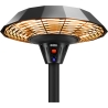 Tunabone | Electric Standing Infrared Patio Heater | TB2068S-01 | Patio heater | 2000 W | Number of power levels 3 | Suitable fo