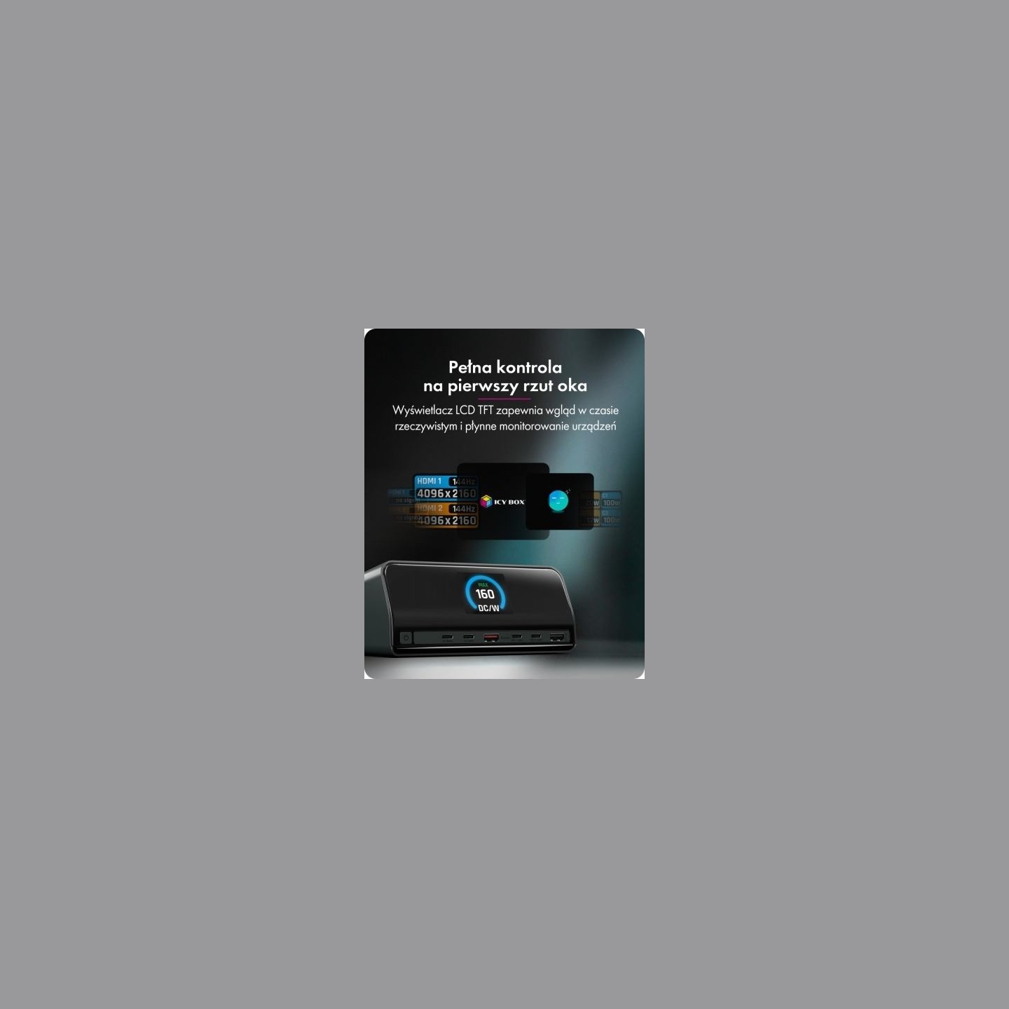 Icybox DockingStation IB-DK2300-CH 11in1