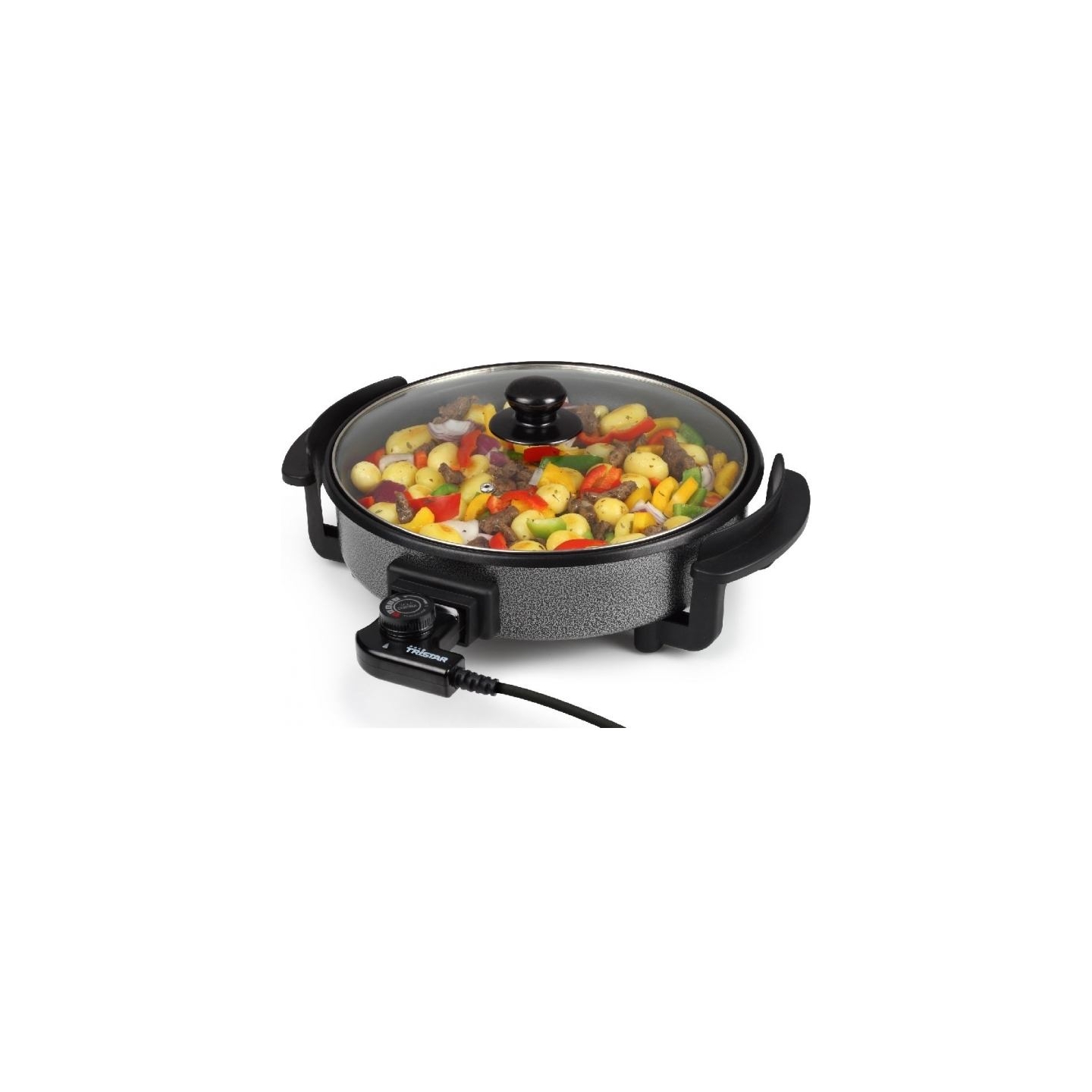 Tristar | Multifunctional grill pan | PZ-2963 | Grill | Fixed handle | Black