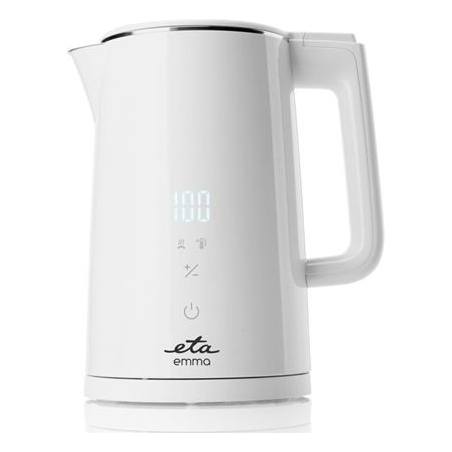 ETA | Kettle | ETA559590010 Emma | Electric | 2200 W | 1.5 L | Stainless steel | 360° rotational base | White