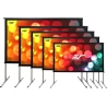 Elite Screens | Yard Master 2 Mobile Outdoor screen WV-Dual | OMS120H2-DUAL | Diagonal 120 " | 16:9 | Viewable screen width (W) 