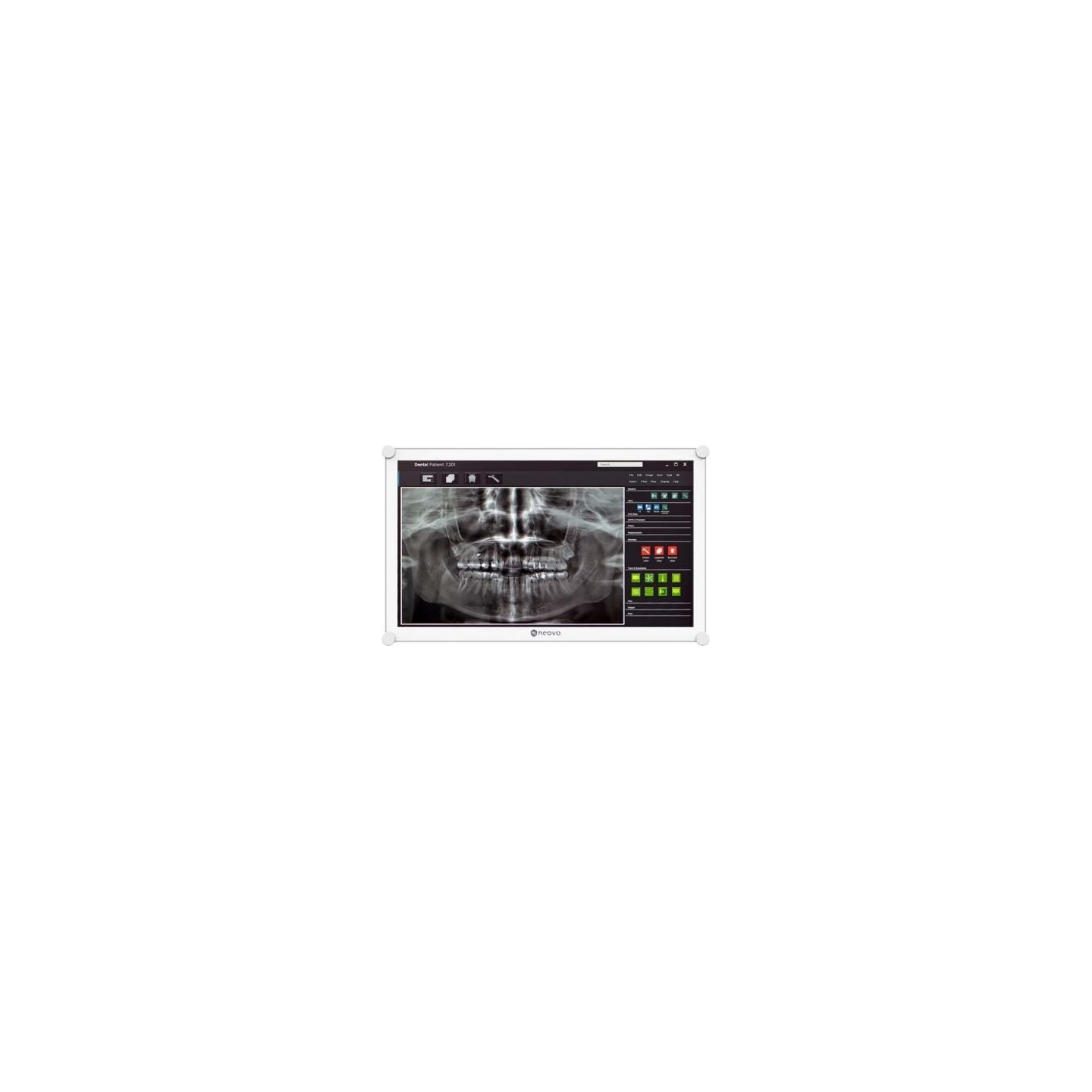 Ag Neovo Monitor 21.5 inches DR-2202 IPS NeoV GLASS 9H IP65* 500CD/M2 1000:1 5MS DP HDMI VGA USB SPEAKERS WHITE