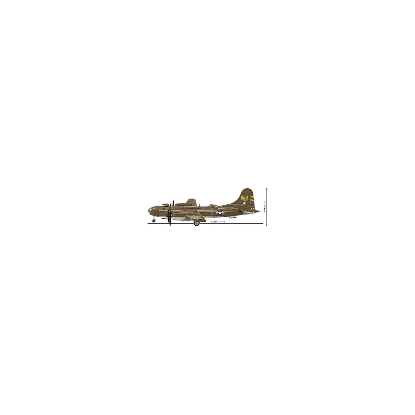 Cobi Klocki Blocks Boeing B-29 Superfortress 1074 blocks