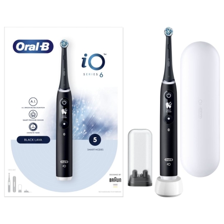 Oral-B | Electric Toothbrush | iO6 Series | Rechargeable | For adults | Number of brush heads included 1 | Number of teeth brush