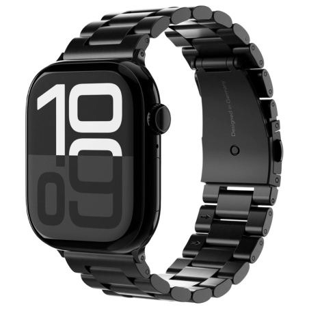 Vonmahlen Link Bracelet 2 44, 45, 46, 49mm One Size, Black
