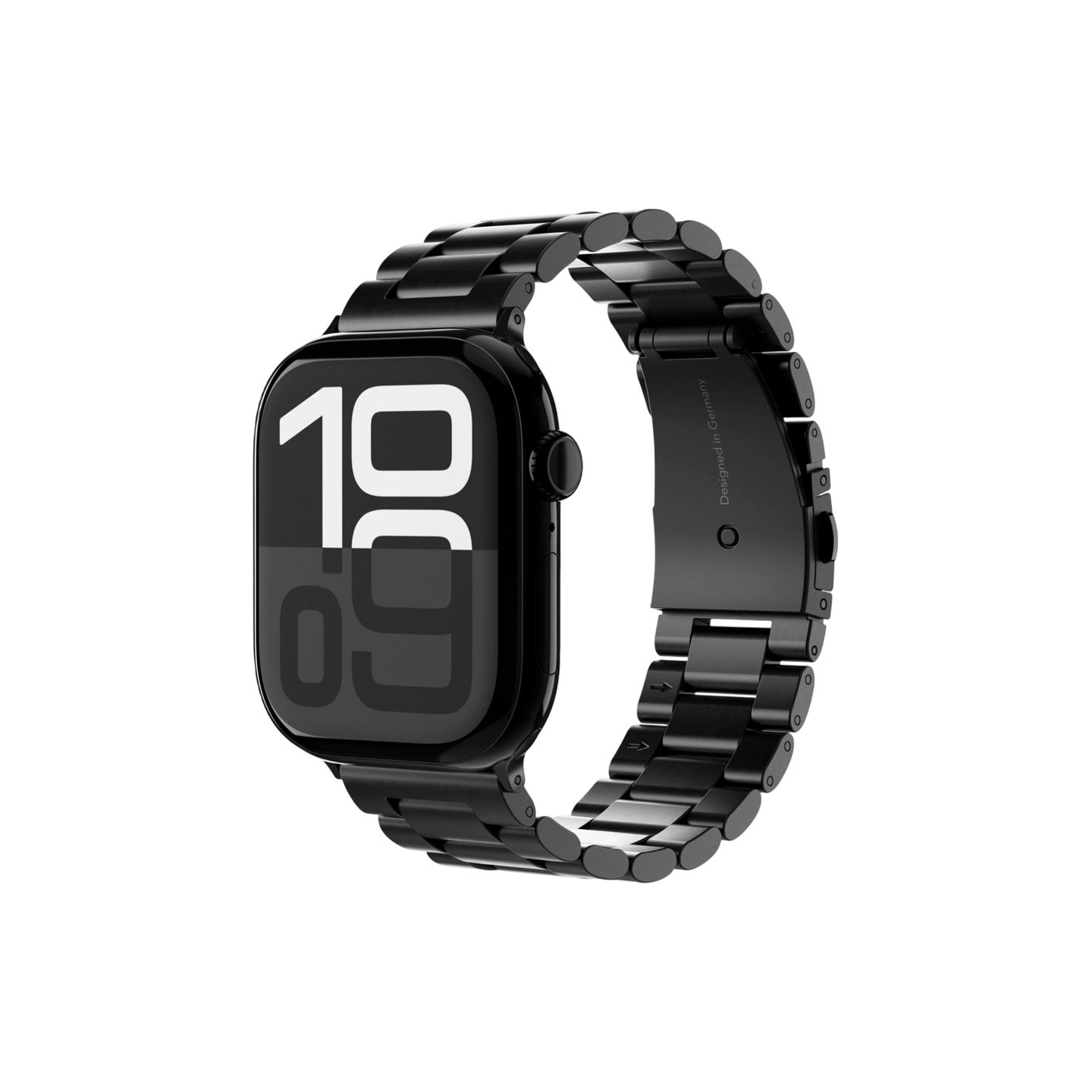 Vonmahlen Link Bracelet 2 44, 45, 46, 49mm One Size, Black