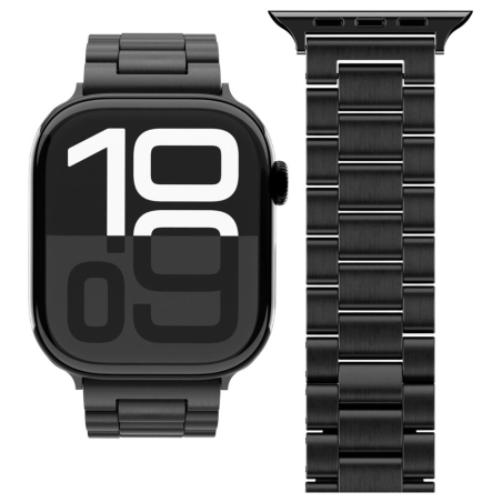 Vonmahlen Link Bracelet 2 44, 45, 46, 49mm One Size, Black