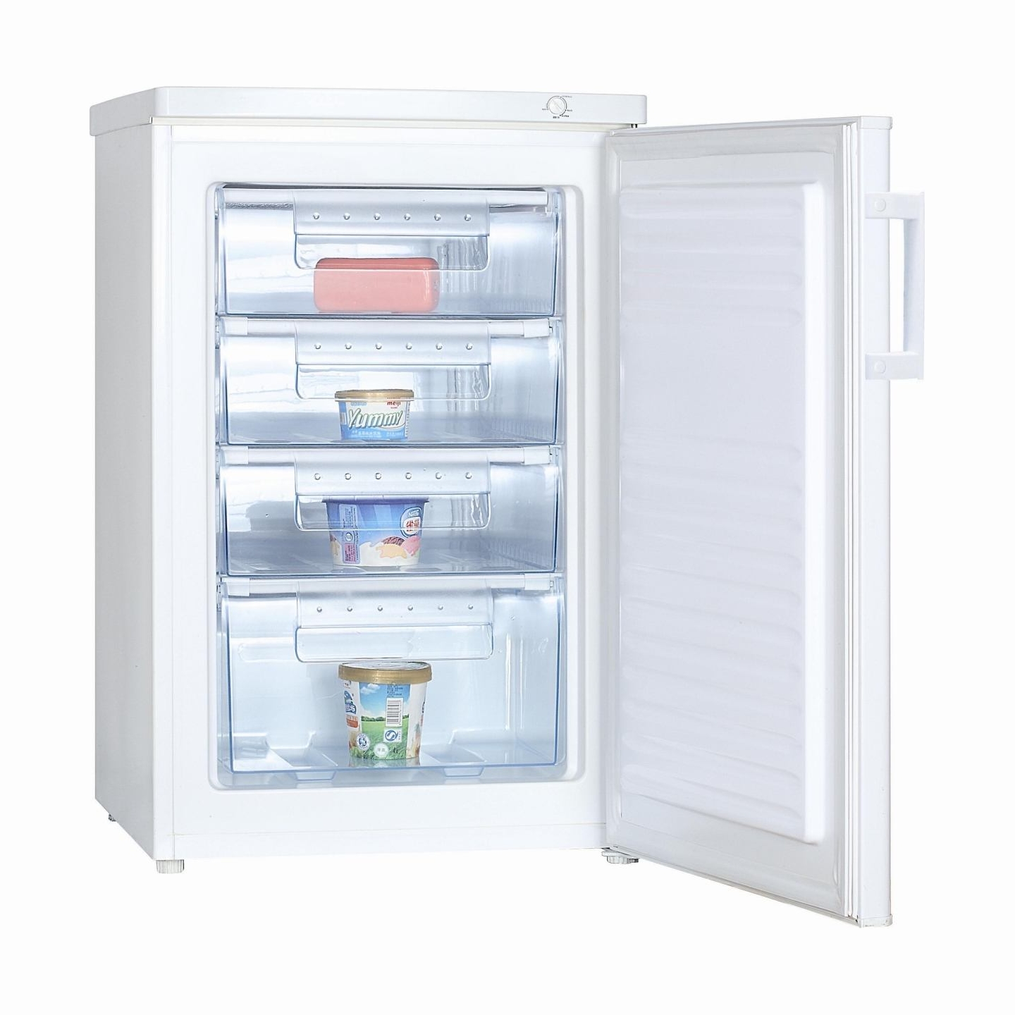 Goddess | Freezer | GODFSC085TW9E | Energy efficiency class E | Upright | Free standing | Height 85 cm | Total net capacity 91 L