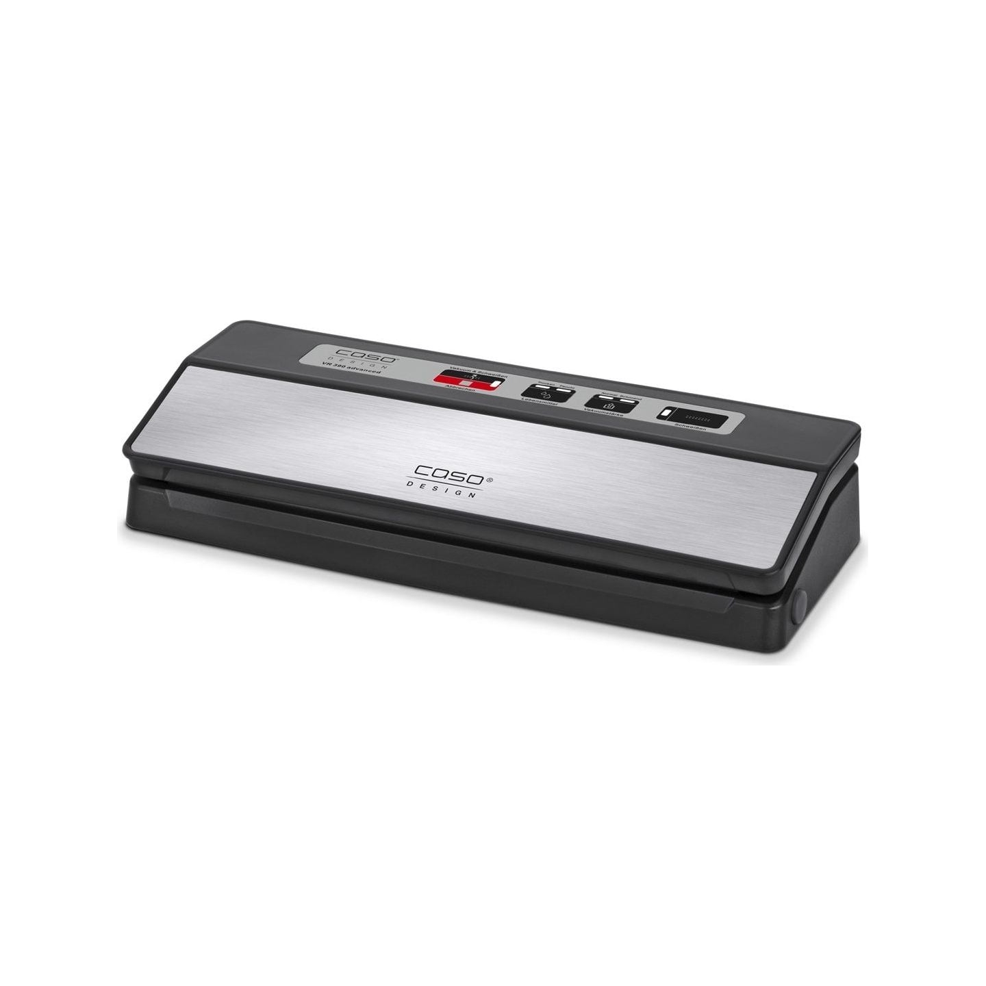 Caso | Bar Vacuum sealer | VR 390 advanced | Power 110 W | Temperature control | Black/Stainless steel