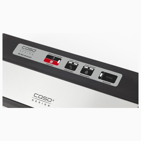 Caso | Bar Vacuum sealer | VR 390 advanced | Power 110 W | Temperature control | Black/Stainless steel