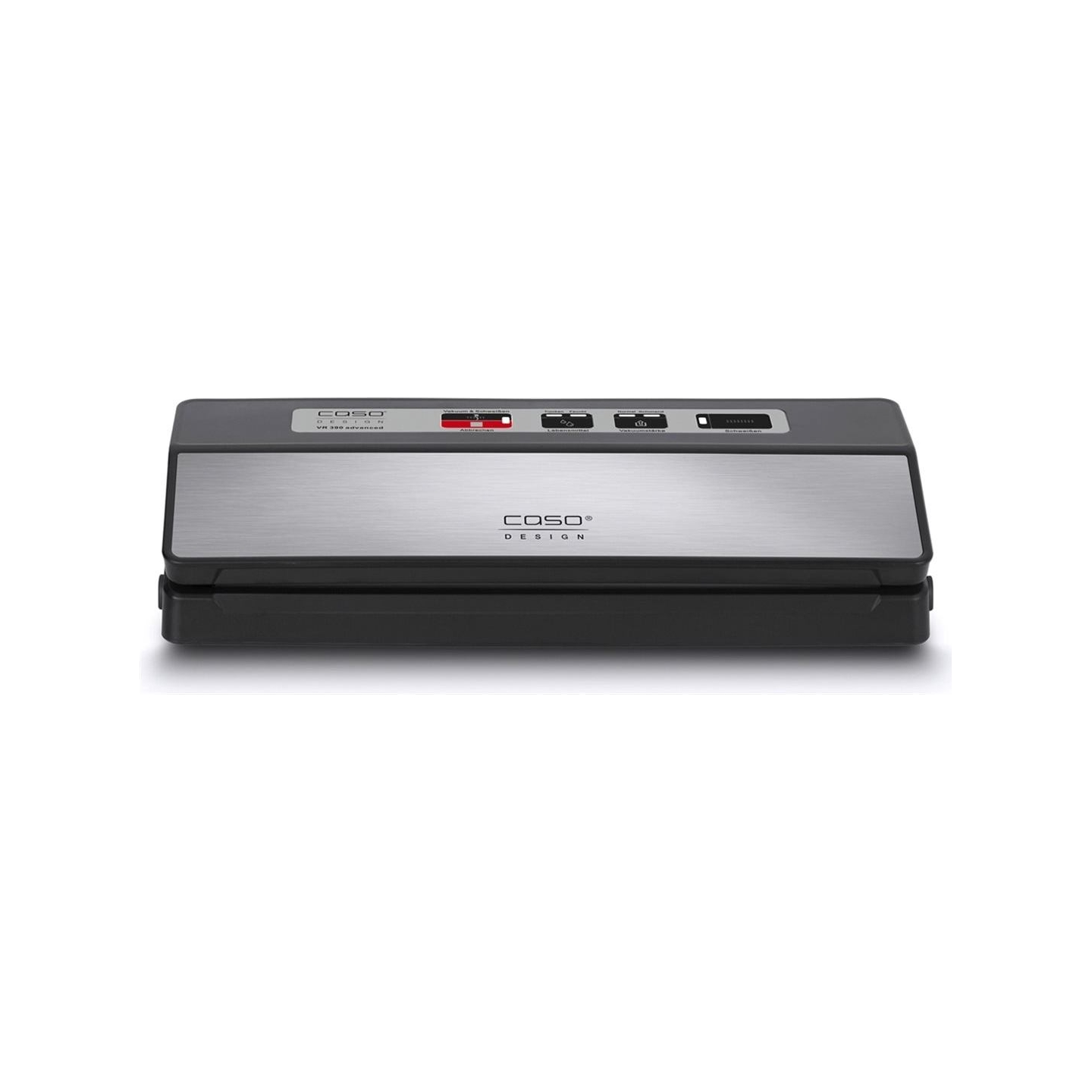 Caso | Bar Vacuum sealer | VR 390 advanced | Power 110 W | Temperature control | Black/Stainless steel