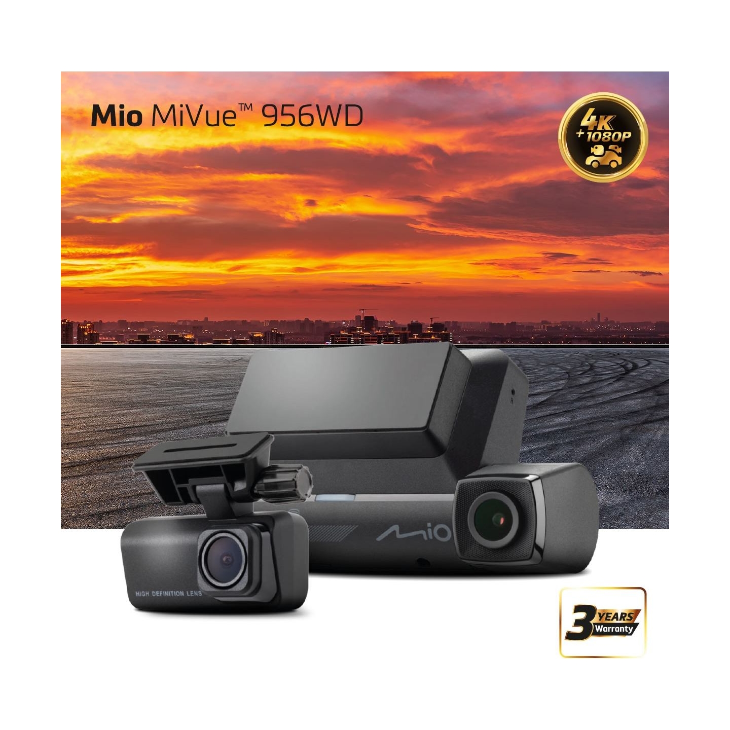 MIO MiVue 956WD Dash Cam | GPS | Wi-Fi