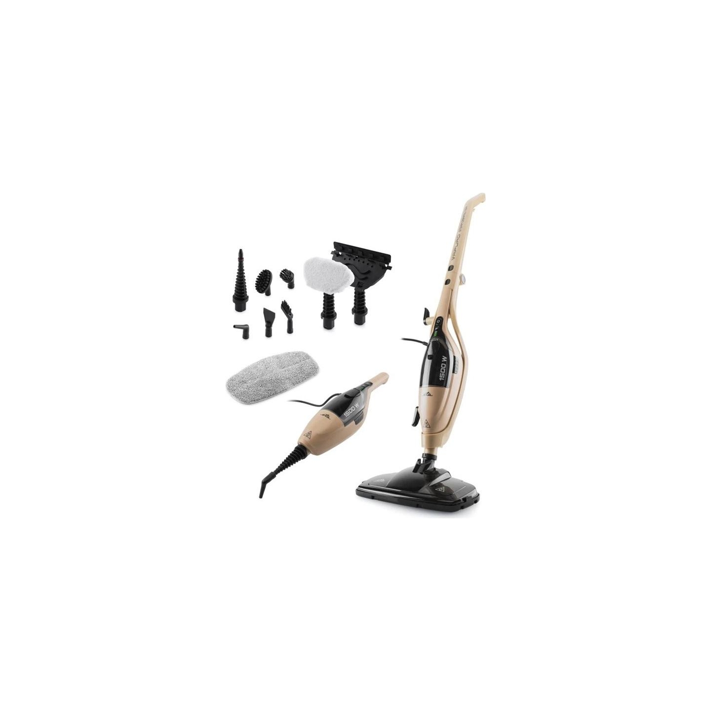 ETA Steam cleaner | Vapuro ETA226190000 | Power 1500 W | Steam pressure 2 bar | Water tank capacity 0.35 L | Brown