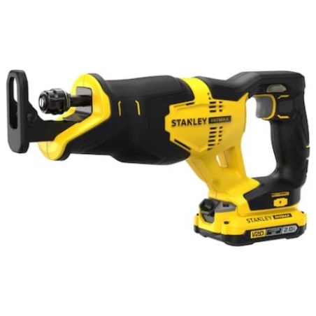 Stanley | 18V V20 Reciprocating Saw - 2 x 2.0Ah Kitbox | SFMCS300D2K-QW | 18 V