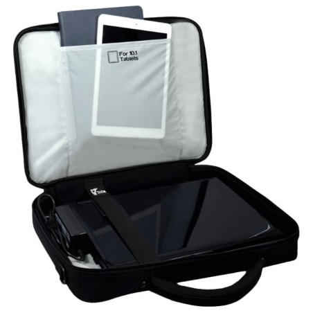 Port Designs | Courchevel | Fits up to size 17.3 " | Messenger - Briefcase | Shoulder strap | Black