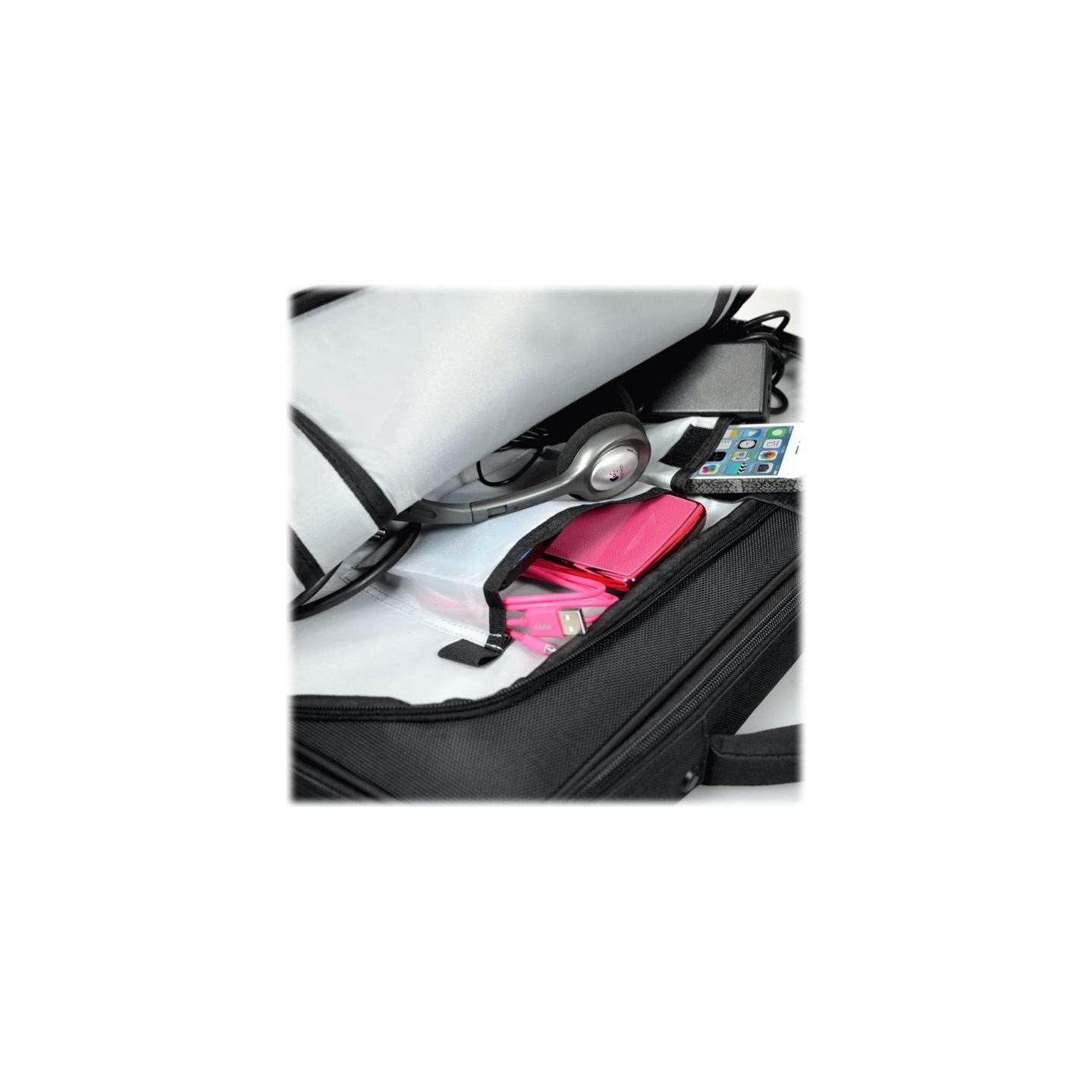 Port Designs | Courchevel | Fits up to size 17.3 " | Messenger - Briefcase | Shoulder strap | Black