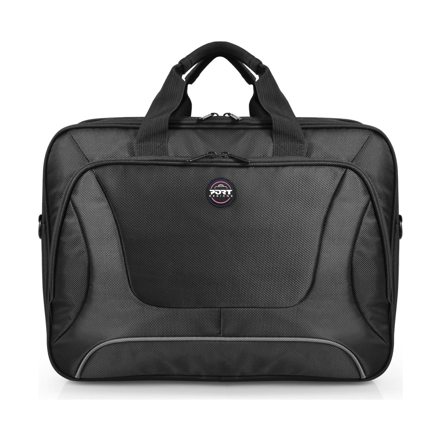 Port Designs | Courchevel | Fits up to size 17.3 " | Messenger - Briefcase | Shoulder strap | Black