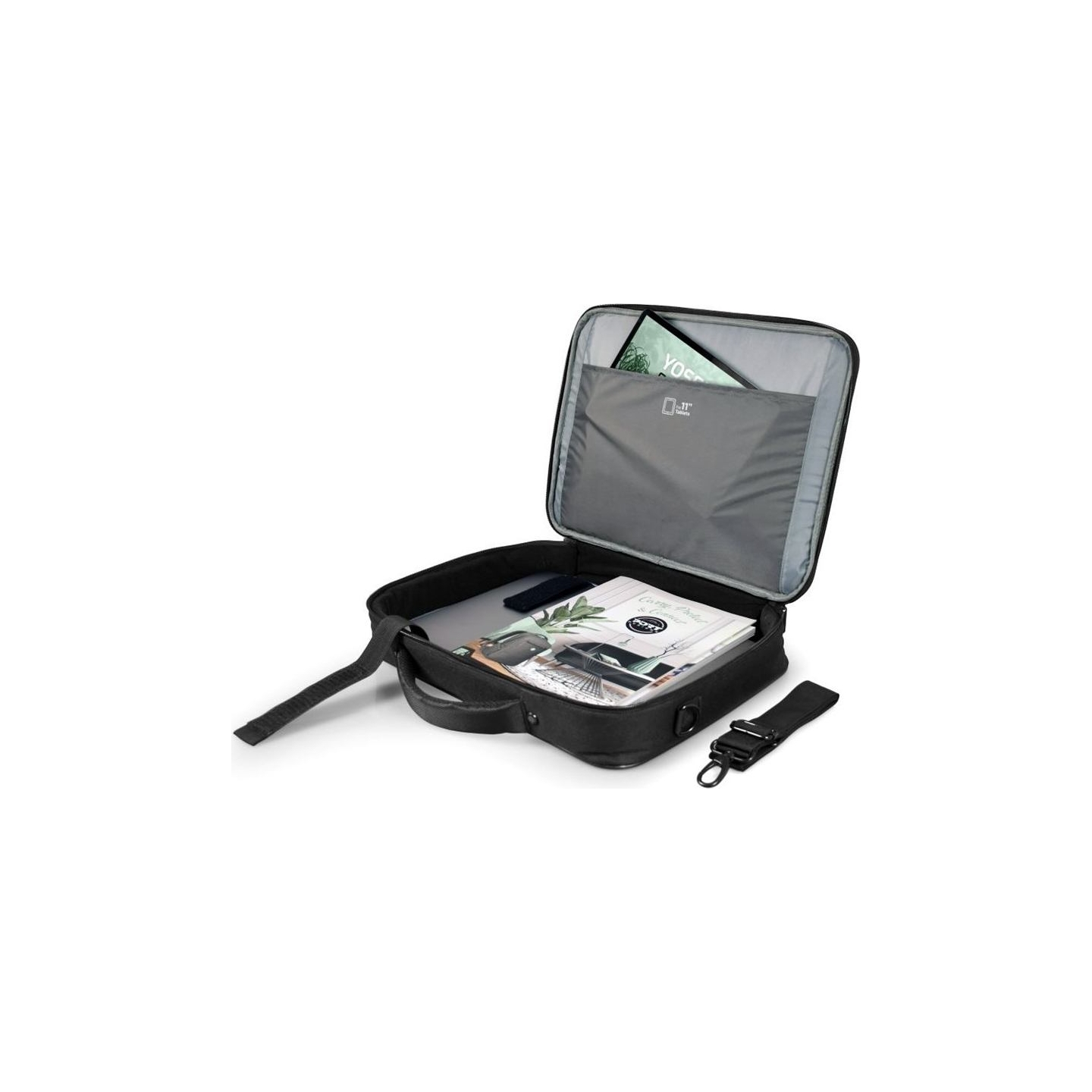 Port Designs | Courchevel | Fits up to size 17.3 " | Messenger - Briefcase | Shoulder strap | Black
