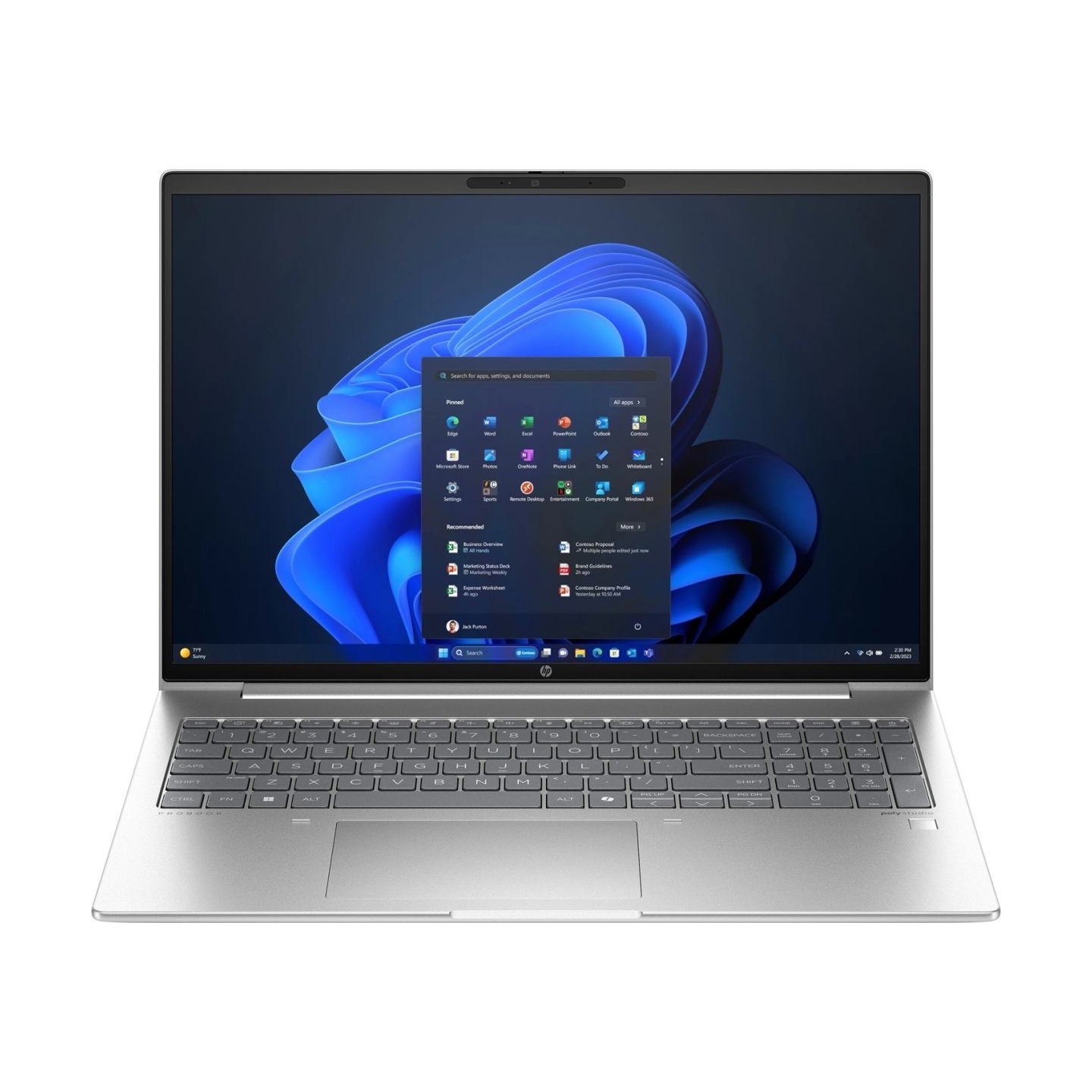 HP | ProBook | 460 G11 | Silver | 16 " | IPS | WUXGA | 1920 × 1200 pixels | Anti-glare | AMD Ryzen 5 | 7535U | 16 GB | SODIMM DD