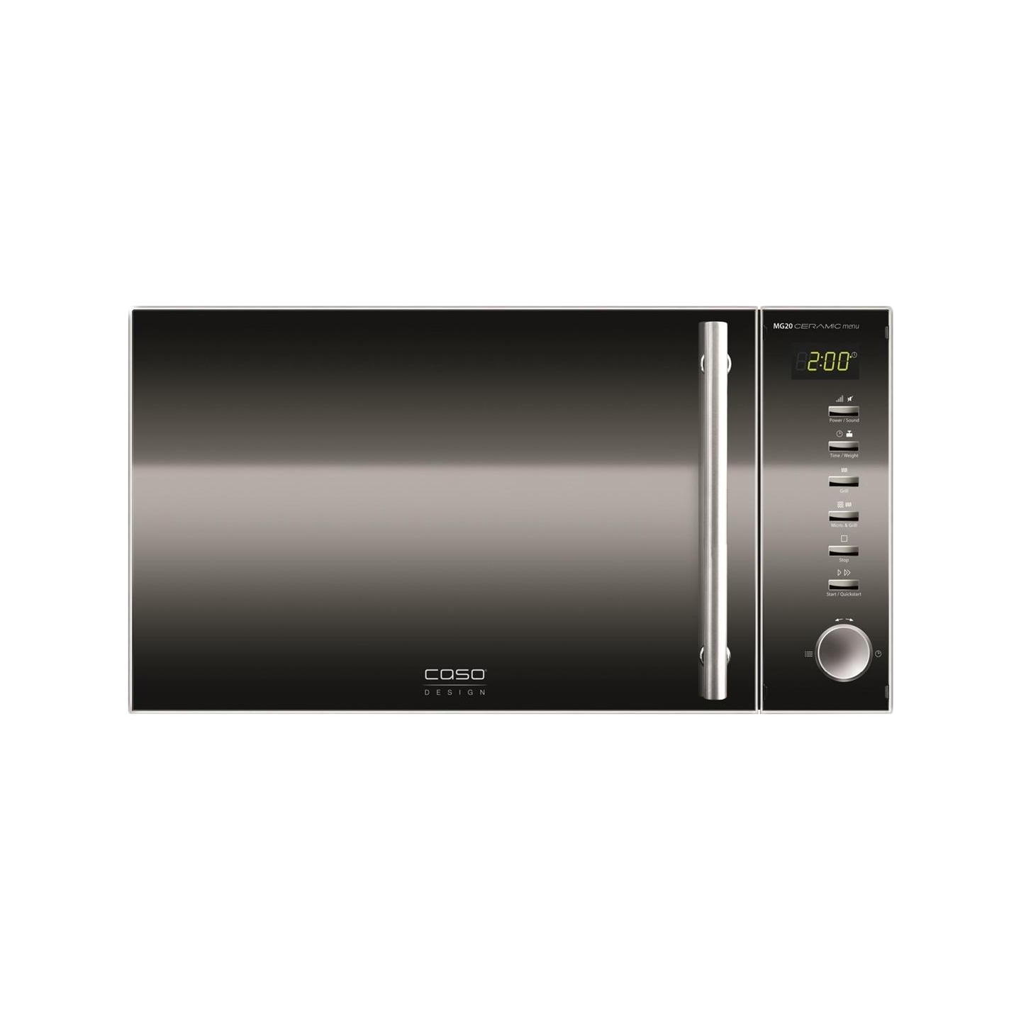 Caso | Microwave oven | MG 20 | Free standing | 20 L | 800 W | Grill | Black