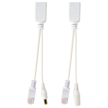 Cablexpert | PP12-POE-0.15M-W | 0.15 m | White | UTP passive PoE adapter kit
