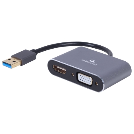 Cablexpert | USB display adapter | A-USB3-HDMIVGA-01 | USB 3.0 Type-A | 0.15 m