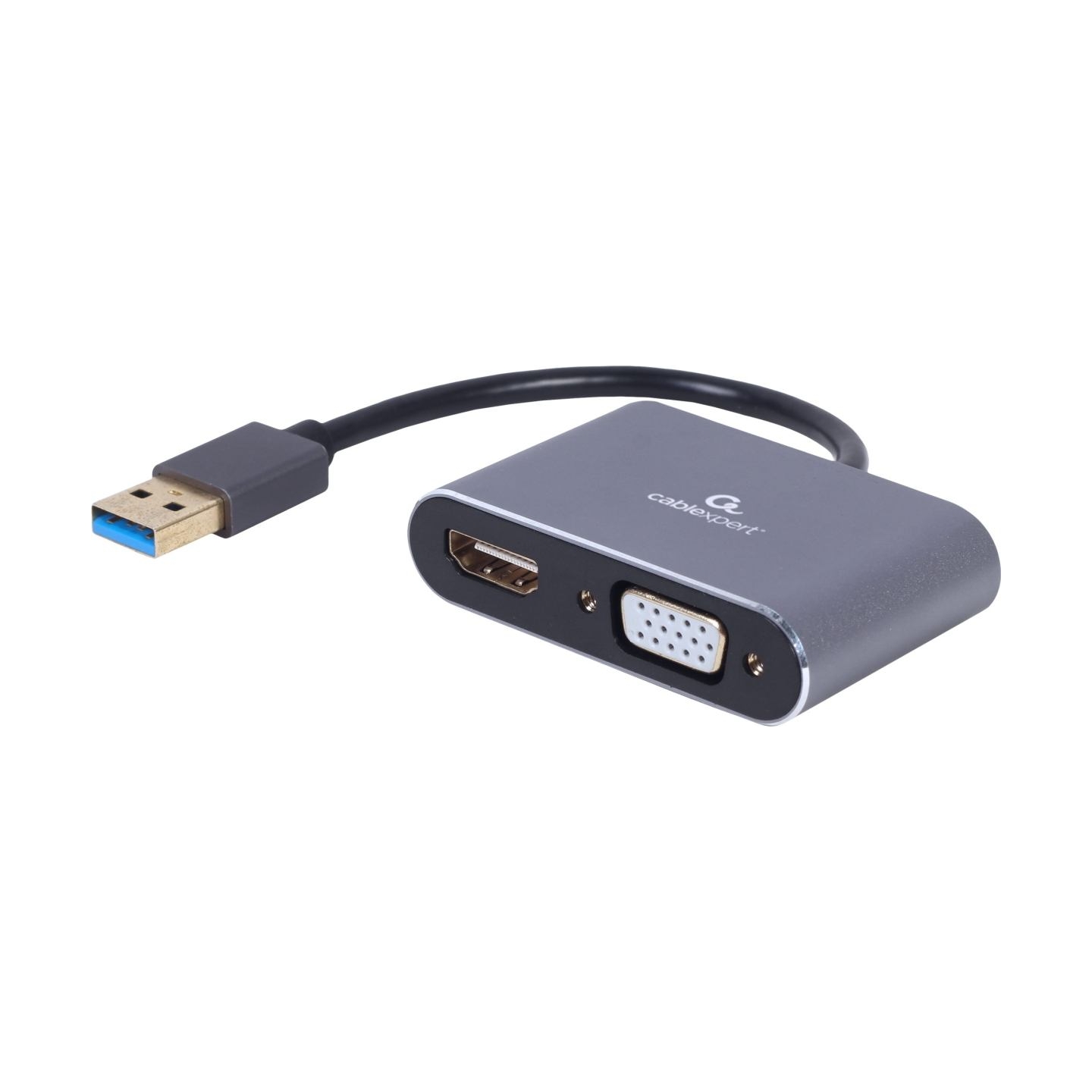 Cablexpert | USB display adapter | A-USB3-HDMIVGA-01 | USB 3.0 Type-A | 0.15 m