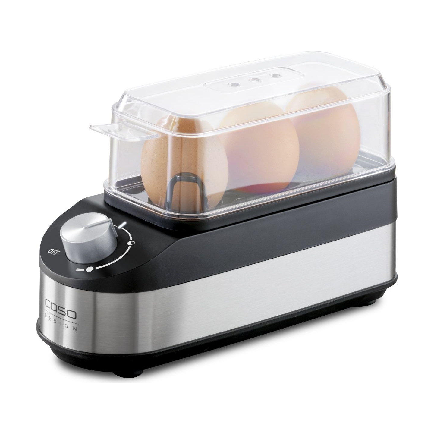 Caso | Egg Cooker | E3 | Black/Stainless Steel | 210 W