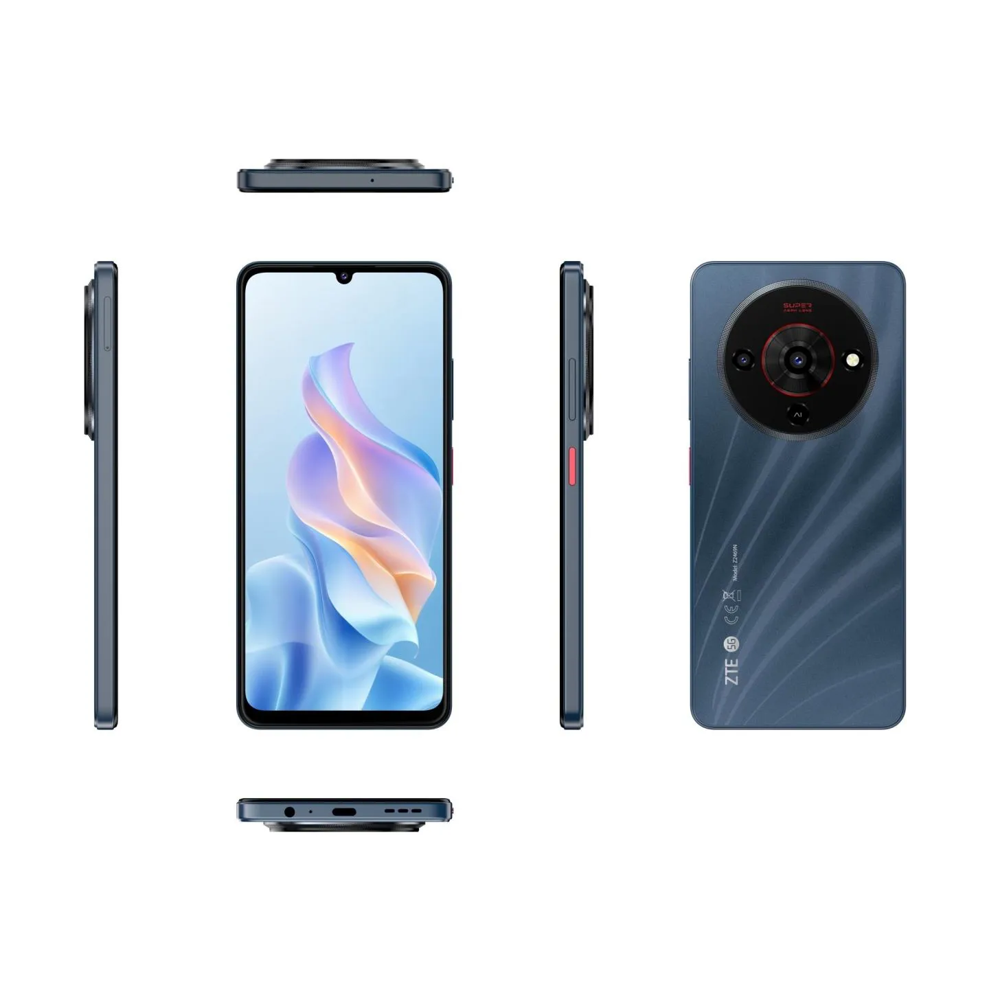 ZTE MOBILE PHONE BLADE A76 5G/4/128GB BLACK ZTE