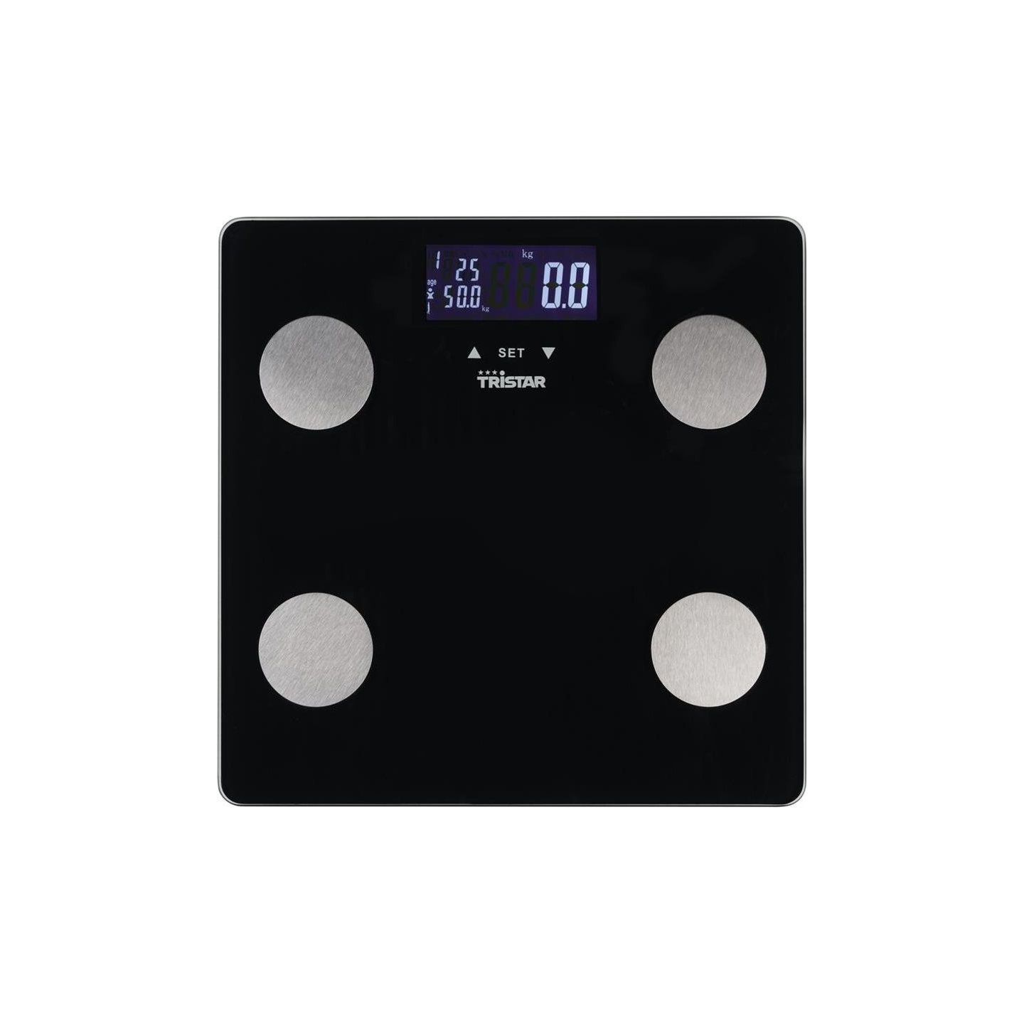 Tristar Personal Scale | WG-2442 | Maximum weight (capacity) 150 kg | Accuracy 100 g | Body Mass Index (BMI) measuring | Black