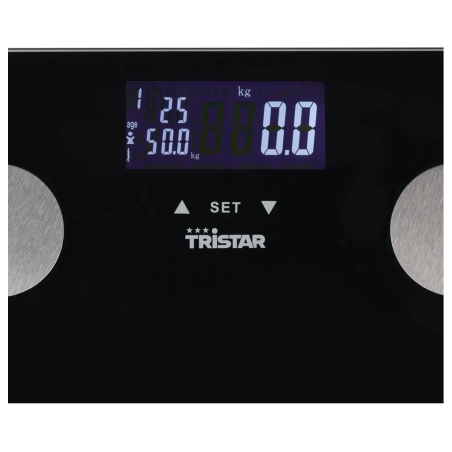 Tristar Personal Scale | WG-2442 | Maximum weight (capacity) 150 kg | Accuracy 100 g | Body Mass Index (BMI) measuring | Black