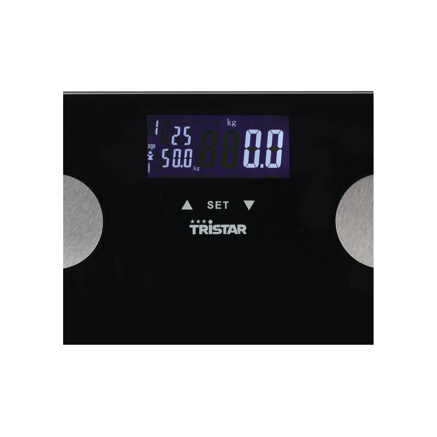 Tristar Personal Scale | WG-2442 | Maximum weight (capacity) 150 kg | Accuracy 100 g | Body Mass Index (BMI) measuring | Black
