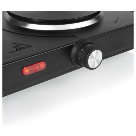 Tristar Table Hob | KP-6152 | Number of burners/cooking zones 2 | Electric | Black