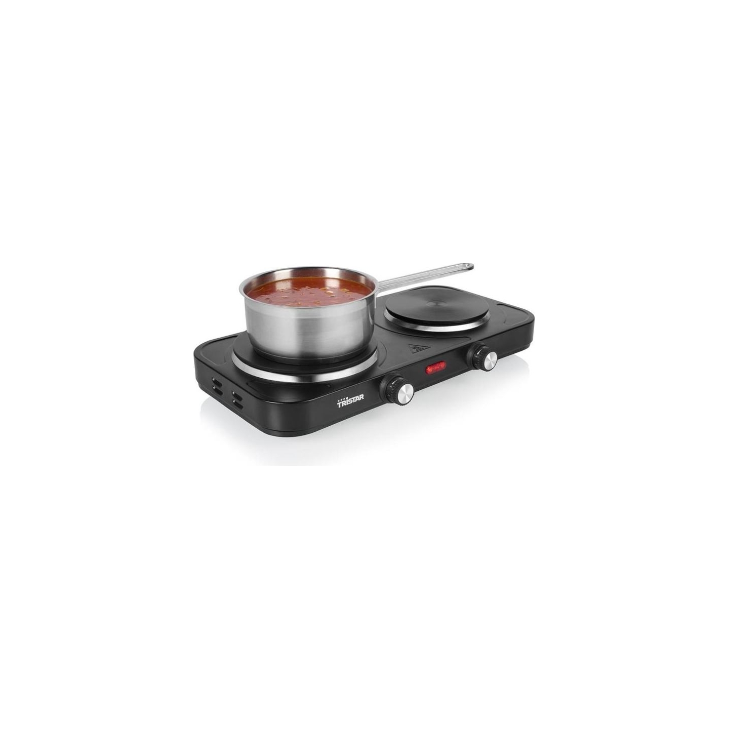 Tristar Table Hob | KP-6152 | Number of burners/cooking zones 2 | Electric | Black