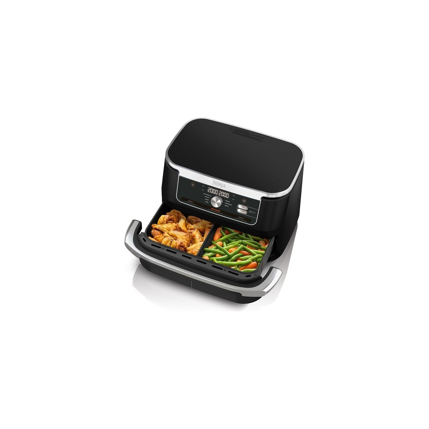 Ninja | Double Air Fryer | AF500EU Foodi FlexDrawer | Power 2470 W | Capacity 10.4 L | Black