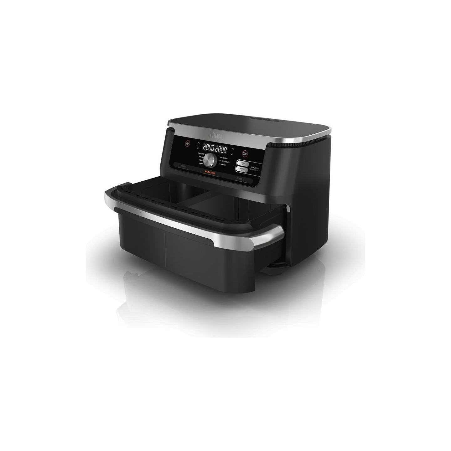Ninja | Double Air Fryer | AF500EU Foodi FlexDrawer | Power 2470 W | Capacity 10.4 L | Black
