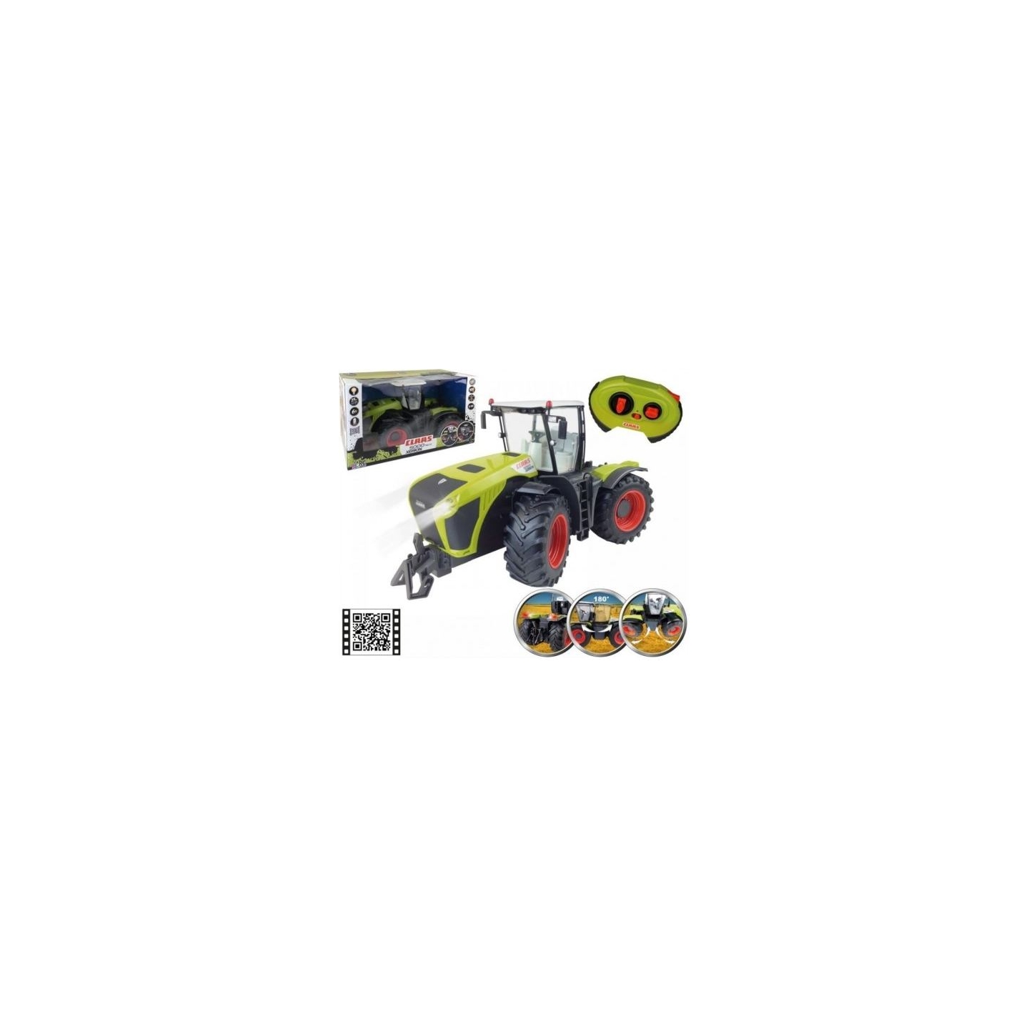 Malik RC Tractor Happy People Claas Xerion 5000 with a rotating cabin
