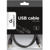 Cablexpert CCP-USB2-AMCM-1M USB 2.0 AM to Type-C cable (AM/CM), 1 m | Cablexpert