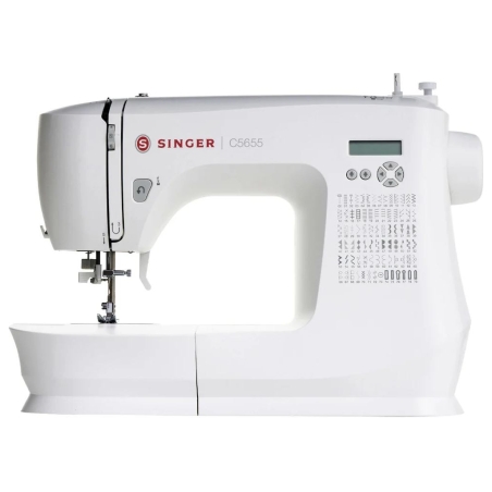 Singer | Sewing Machine | C5655 | Number of stitches 80 | Number of buttonholes 6 | White