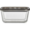 Caso | Glass Vacuum Container with Plastic Lid | VacuBoxx Eco L | Transparent